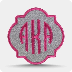 Chenille style patch