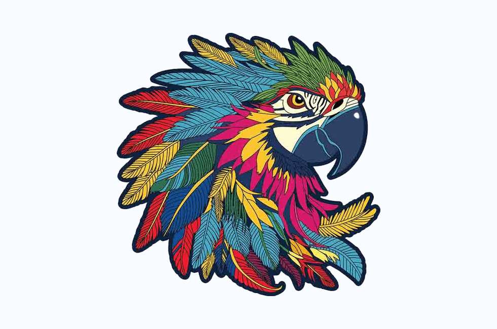 Embroidery digitizing sample