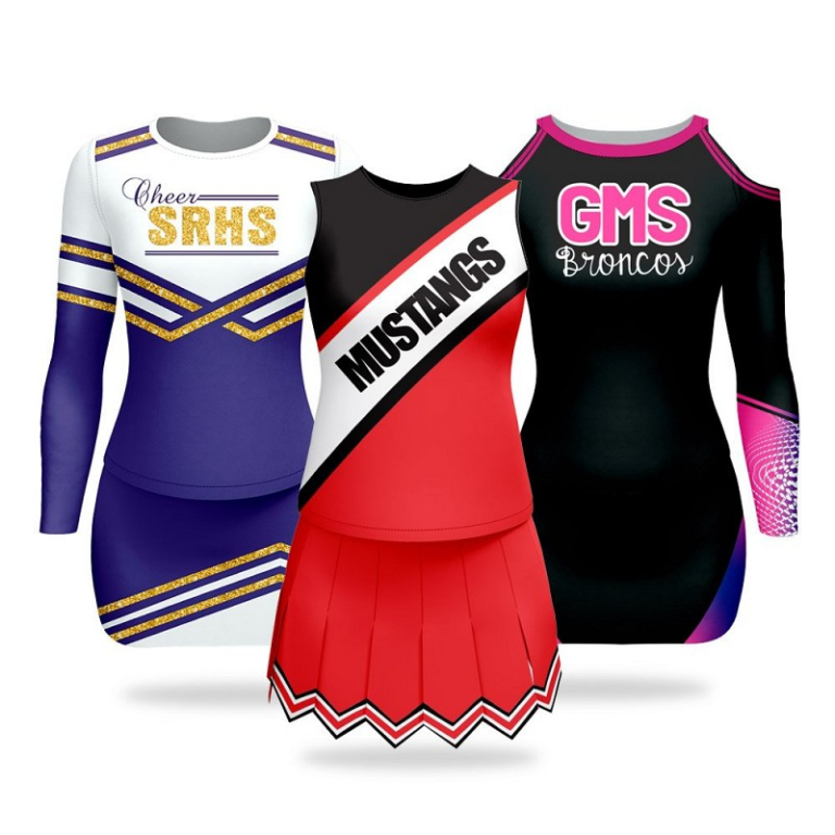 Cheerwear sublimation designs