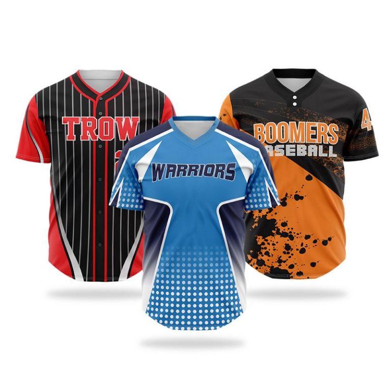 Baseball and jersey sublimation styles