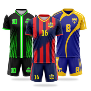 Bright sports uniform design sample